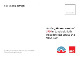 Postkarte Rückeite