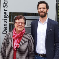 SPD Fraktionsspitze im Bezirkstag: Gisela Niclas und Sven Ehrhardt