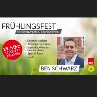 Frühlingsfest mit Ben Schwarz am 25.03.23 in Hilpoltstein