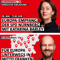 Dienstag, 28.05.2024, 18-21 Uhr, Katharina Barley in Nürnberg