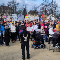 Rund 2000 Menschen zeigten in Roth ihren Widerstand gegen Rechtsextreme