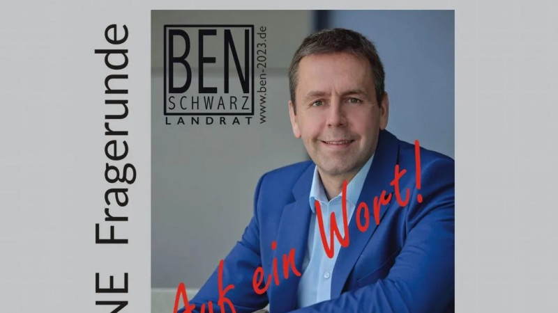 Online-Fragerunde mit BEN SCHWARZ, Montag, 08.05.23, 19 Uhr